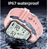 Smart Watch for Women Men - 1.83" Fitness Tracker, Answer/Make Calls, IP67 Waterproof, Heart Rate Monitor (Pink)