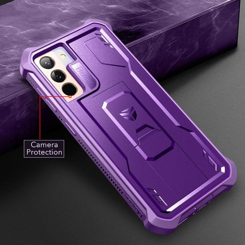 Dexnor for Samsung Galaxy S21 Case - Heavy Duty Military Grade Protection with Built-in Screen Protector
