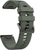 ANCOOL 22mm Soft Silicone Watch Bands for Fenix 5/6/7, Compatible with Garmin Fenix 5 Plus/6 Pro/8 47mm/7 Pro (Black,