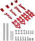 RiToEasysports 1/16 RC Suspension Arms, Precision Engineered Aluminum Alloy Upgrade Kit for Scale Remote Control Cars