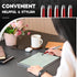 5 Pieces Stylus Pen for Touchscreen Devices, Multi-Function Capacitive Pen with LED Flashlight, 3 in 1 Metallic Pens