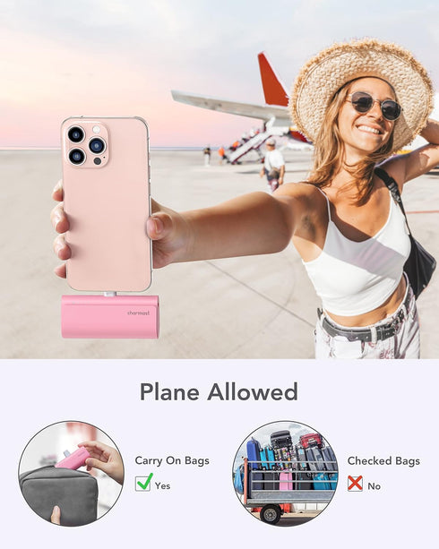 Charmast 5000mAh Small Portable Charger, Ultra-Compact 20W PD Fast Charging Power Bank for iPhone 14/13/12/11/XR/X/8/7/6