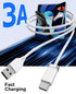 3.3FT 3A 2 17 StayCable USB A to USB C Cable with Built-in Magnetic Holder for Nightstand, Desk and Car, Fast Charging