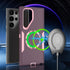 Samsung Galaxy S22 Ultra Case, Magnetic Heavy Duty Drop Protection, Compatible with MagSafe, Purple Rose Gold