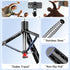 RUNNINGMT 71" 360 (71 inch-Black) Auto Pop Open Phone Tripod Stand, Selfie Stick with Bluetooth Remote for iPhone
