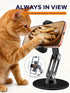 QooWare Phone Stand for Desk - Adjustable Height and Angle Foldable Cell Phone Stand Holder, No Dropping Stable