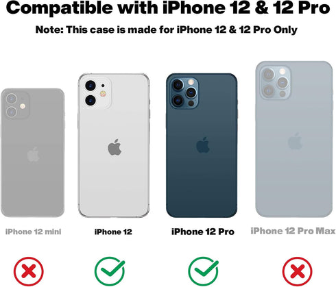 OTOFLY Soft Silicone Case for iPhone 12/12 Pro, Stone, Military Grade Drop Protection Anti-Scratch Microfiber