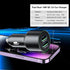 Multi Retractable Car Charger Station - Headrest 3 in 1 Charging Box with Fast 36W QC 3.0 Charger Adapter