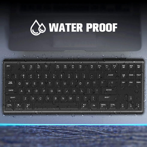 SELORSS Gaming Keyboard Dust Cover - Premium Clear Acrylic Cover for 80% 87 Keys Keychron C1/RK M75 TKL Wireless Gaming