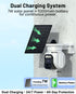 runofast 4G 2K 350 2 LTE Cellular Security Camera Outdoor, Solar No WiFi Camera Wireless, Battery Power, Built in SIM