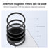 K&F Concept 67mm Clip On CPL Magnetic Phone Lens Filter Kit, Phone Clip with Magnetic Adapter Ring/Cold Shoe/Locking