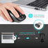 LeadsaiL Computer Wireless Mouse, 2.4G Ergonomic Portable Mobile Mouse, Cordless with USB Receiver, 3 Adjustable DPI