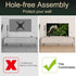 Dinghosen TV Stand for Hisense TV Stand Legs, Check Fit, for Specific TV Bottom Ports. Fits Select Hisense Models.