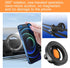FALVFUN 360 Car Phone Holder, Magnetic Rotation Adjustable Vehicle Phone Mount Changer with Clip, Automotive Air