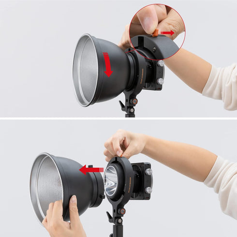 ZHIYUN Bowens Mount Adapter B with ZY Mount for CX100 / X60 / X100 Light