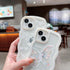 YKCZL 15 Compatible for iPhone Phone Case,Cute Bear Floral Butterfly Cloud Kawaii Pattern,Soft TPU Transparent Women