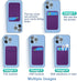 Costyle Slim Credit Card Holder, Stick-On Wallet for Back of Phone