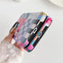 iPhone 12 / 12 Pro Case, Cute Colorful Checkered Shockproof Slim Soft TPU and Hard PC Protective Cases for Women/Men