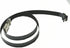 Black FPV Flat Slim Thin Ribbon FPC Cable, Micro USB 90 Degree Angle to Standard USB A for Sync and Charging (100CM)