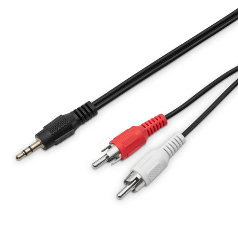 3.5mm to RCA Connector, Audio Cable for Desktop PC, Turntable Connected with