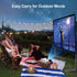 FUDONI 100 inch, Projector Screen Portable Projector Screen Outdoor Indoor Projection Screen for Home Theater Camping