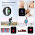 Smart Watch for Men Women, 1.85" IP68 Waterproof Smartwatch, Fitness Tracker with Heart Rate/Sleep Monitor, Black