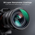 K&F Concept 52mm Blue Streak Effect Lens Filter, Anamorphic Optical Glass Light Flare Effect for Camera Lens