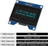 Coliao 1.54 Inch 12864 128x64 SSD1309 I2C 4 OLED Module Driver IIC Serial Interface Self-Luminous Display Board