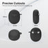 Google Pixel Buds Pro Case Cover 2022 with Cleaner Kit, Soft Silicone Shockproof Protective Case with Carabiner (Black)