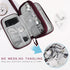 Skycase Electronic Organizer Travel Case - Waterproof Travel Cord Organizer Pouches for Accessories, Red