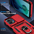 Motorola Moto G 5G 2024 Case (Red) - Military Grade 16ft Drop Tested with HD Screen Protector & Slide Camera Cover
