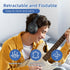 Active Noise Cancelling Headphones, Wireless Over-Ear Bluetooth with Microphone, 70h Play Time, Hi-Res Audio