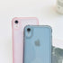 Cute Clear Bling Crystal Diamond iPhone XR Case with Sparkle Camera Lens Protector, Soft TPU Cover for Women, Blue.