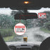 Bittwee 6PCS Car Camera Audio Video Recording Window Vinyl Stickers, Waterproof Sun-Proof Vehicle Video Recorder