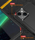 Diverbox Heavy Duty iPhone 15 Case (Black) - Shockproof, Dropproof, with Tempered Glass Screen Protector, 6.1"
