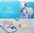 4PCS Magsafe Ring, Magnet Adapter with 3M Adhesive for Wireless Charger, Card Wallet, Car Mount, Compatible Phones