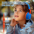 Kids Volume Limited 85/96dB Headphones, Wired Over-Ear/On-Ear Foldable Headset with Inline Cable Aux 3.5mm Cord Mic
