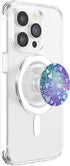 PopSockets PopGrip Rainbow Modern Hearts Teal Purple for MagSafe