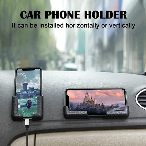 Multifunctional Mobile Phone Bracket, 2023 New Self Adhesive Dashboard Mount Car Phone Holder for All Phones