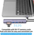 Loya Ark 4K60hz Pro,2 3.0 1 5Gbps 4K60hz 100W Charging,SD/TF3.0 USB C HUB,USB C to HD Multi-Port Adapter for MacBook