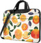 JIPOFD citrus fruit pattern Print Structured Laptop Bag Oxford Cloth Briefcase Padded Shoulder