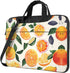 JIPOFD citrus fruit pattern Print Structured Laptop Bag Oxford Cloth Briefcase Padded Shoulder