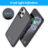7800mAh Battery Case for iPhone 11 Pro Max, Extended Portable Charging Pack, 6.5-inch Waterproof, Black