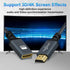 Twozoh 6.6FT, 2.0 4K@60Hz 3D HDMI Extension Cable HDMI Male to Female HDMI Cord, HDMI Cable Adapter Support HDR