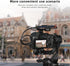FANAUE SSD Mount Bracket with Cold Shoe Cable Clamp, 1.5"-2.1" for Samsung T5 T7 SSD, Compatible with BMPCC Camera Cage