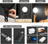 Yolulaya 6in Dimmable 3200K-6500K Computer Video Conference Lighting for Zoom: Ring Light with Monitor Clip & Desk