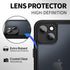 BEASTEK iPhone 14 Plus Waterproof Case, Red FSN Series, Underwater Shockproof Dustproof with Built-in Screen Protector