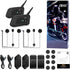 EJEAS V6 Pro Motorcycle Bluetooth Headset - Upgraded 2 Riders Intercom Helmet Communication System (1 Pack)