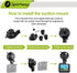 S503 Suction Cup Dash Cam Mount Holder (5th Gen) with 3pcs 360 Rotating Joints for Rove, Nexar, Z-Edge, Kingslim