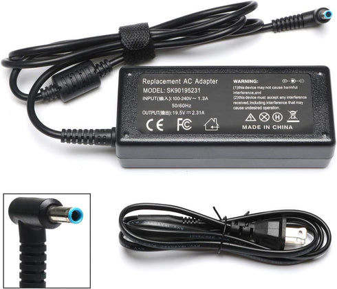 45W Laptop Charger for HP 14 inch Laptop 14-DK 14-DQ 14-DF 14-DH 14-DS Series, Power Adapter 14-DF0023CL